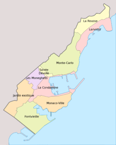 Carte Administrative Monaco